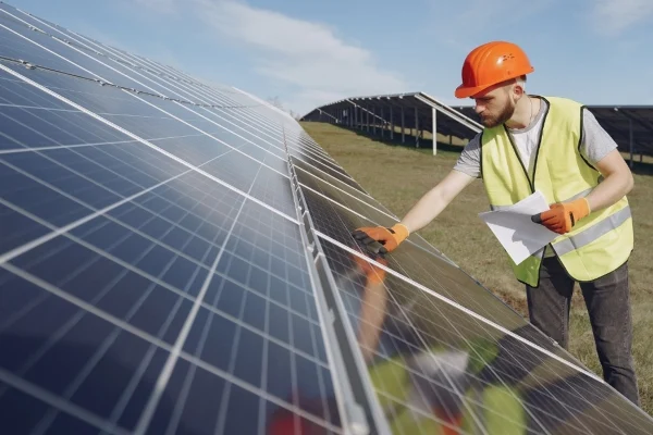Solar Panel Checking Solar Panel Checking